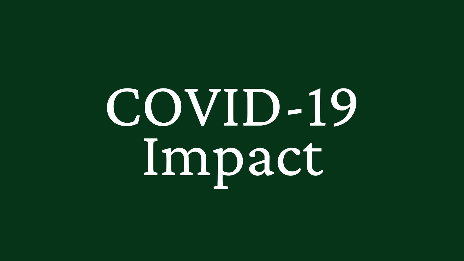 Covid-19 Impact on Singapore Real Estate