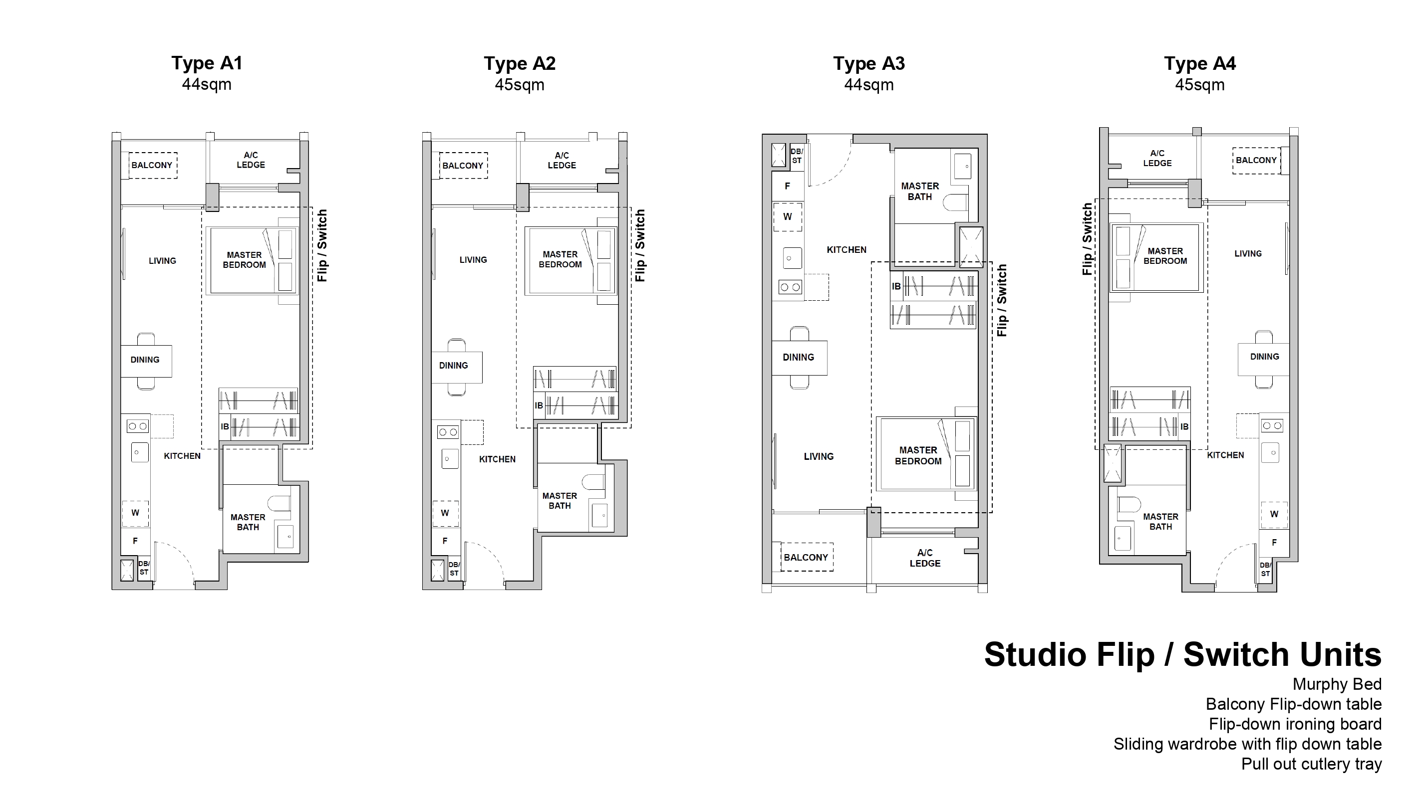 TMW Maxwell Studio Floor Plans